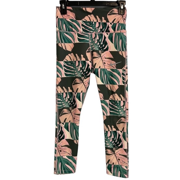 Nike Dri-Fit Fast Crop Running Tight Fit Botanical Legging Women's Size … - Picture 2 of 10